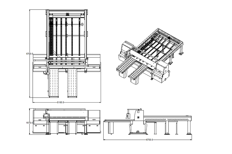 HL-8BNC automatic sawing machine