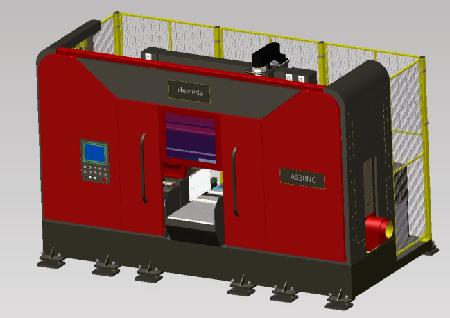  High-speed horizontal belt saw machine model: A-530NC (standard model)